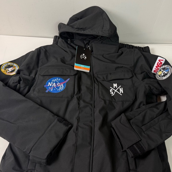 SMN Slope Star NASA Icon Snow Ski Suit Winter Sports Jumpsuit NWT Waterproof New - Picture 1 of 11